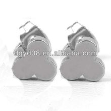 (WS3912)316L Stainless steel black plated Earring stud for Men